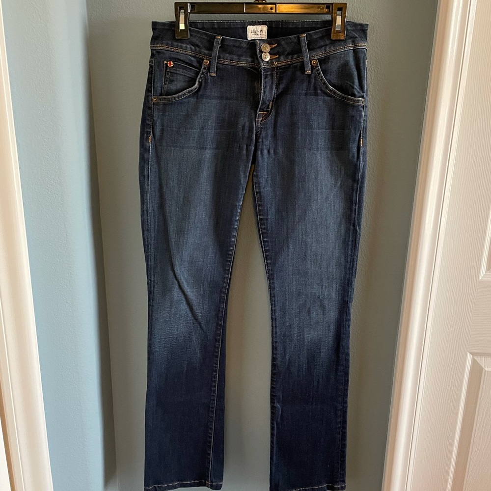 Hudson jeans size 28, boot leg cut.